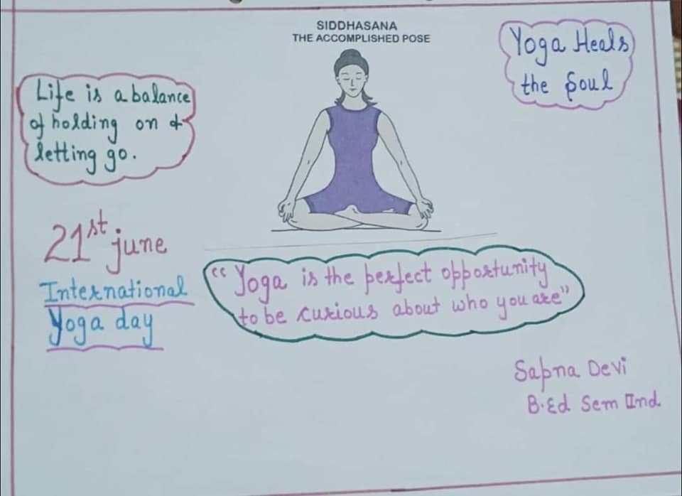 Read more about the article 8th International Yoga Day-21st June 2022